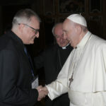 Il direttore Arnaldo Casali ha incontrato papa Francesco
