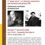 Conferenza su Benedetto Croce e Mario Praz