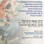 La riconversione industriale nel primo dopoguerra