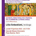 Scuola di Teologia, Lectio Magistralis di Lilia Sebastiani